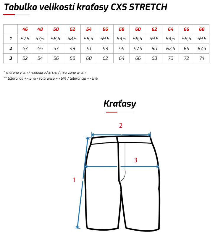 stretch sortky